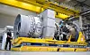 Ein Blick auf die in Kanada für die Erdgas-Pipeline Nordstream 1 gewartete Turbine.