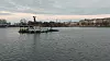 Auf der Binnenalster schwimmt seit einigen Tagen ein Ponton.