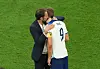 Harry Kane und sein Trainer Gareth Southgate nach dem WM-Aus