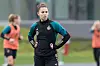 Lena Oberdorf beim Training der deutschen Nationalmannschaft