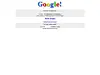 So sah Google bei seiner Gründung im Zeitalter der Dial-Up-Verbindungen aus.