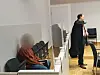 Der Angeklagte im Gericht