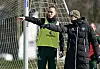 Jackson Irvine und Fabian Hürzeler beim Training
