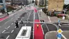 Neuer Asphalt und ein roter Radfahrstreifen: So sieht die Königstraße inzwischen aus.