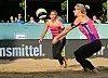 Laura Ludwig und Louisa Lippmann beim Beach-Event in Hamburg
