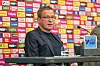 Ralf Rangnick bei einer Pressekonferenz für Österreich.