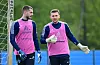 Bildeten einst das HSV-Torhüter-Duo: Marko Johansson (l.) und Daniel Heuer Fernandes