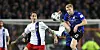 HSV-Profi Adrian Fein im Hinspiel gegen Bielefelds Andreas Voglsammer