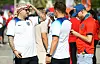 England Fans vor dem Spiel gegen den Iran.