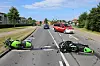 Die am Unfall beteiligten Motorräder.