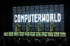 Legendäre Elektropioniere: Kraftwerk auf der Bühne im CCH.