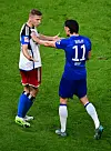 Im Hinspiel zog Ignace Van der Brempt (l.) Herthas Fabian Reese den Zahn. Und diesmal?