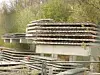Zwei Männer sind bei einem Arbeitsunfall in diesem Betonwerk in Melsdorf ums Leben gekommen.