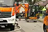 Gasleck Norderstedt, Einsatzkräfte auf der Straße