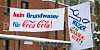 Proteste gegen den Coca-Cola-Brunnen in Lüneburg.