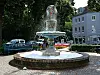 Bergedorfer Brunnen mit Schaum