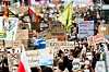 Fridays for Future Demonstranten in Hamburg