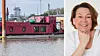 Links der Tatort, rechts das Opfer: Die Autorin Alexandra Fröhlich wurde auf ihrem Hausboot getötet.