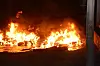 Flammen sind zu sehen