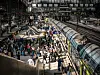 Volle Bahnsteige im Hamburger Hauptbahnhof