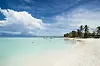 Palmen, weißer Strand und türkises Wasser: In gut 100 Jahren könnte das Südsee-Paradies Tuvalu komplett im Meer versunken sein