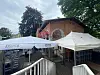 Blick von draußen auf die Cocktailbar 'Sands'