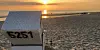 Sonnenuntergang am Strand vor Westerland auf Sylt