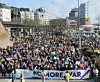 Demo Ukraine Landungsbrücken Hamburg