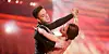 Sänger Luca Hänni und seine Tanzpartnerin Christina Luft in der RTL-Show „Let's Dance'.