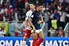 Zwei Stars unter sich: Polens Lewandowski und Frankreichs Mbappe