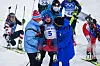 Die norwegische Biathletin Ingrid Landmark Tandrevold brach im Zielbereich zusammen.