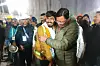 Befreite Arbeiter in Indien