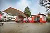 Die Tankstelle aus den späten 50er-Jahren an der Bramfelder Chaussee steht unter Denkmalschutz.