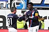 Fin Bartels und Kwasi Wriedt spielten jeweils schon für den FC St. Pauli, sind jetzt gemeinsam in Kiel.