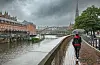 Ab Montag soll es in Hamburg zu Schauern und Gewittern kommen.