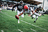 Jaylen Tregle bei einem Tackle für die Hamburg Sea Devils