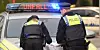Polizisten bei der Unfallaufnahme. (Symbolfoto)