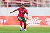 Ghizlane Chebbak, Kapitänen der marokkanischen Frauen-Nationalmannschaft, im Spiel gegen die Schweiz