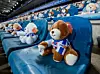 In Heerenveen nahmen am Samstag 15.000 Teddybären auf der Tribüne Platz.