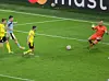 Raphael Guerreiro (Mitte) erzielte das 1:0 für Dortmund.