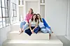 Clare Devlin (l), Christina Calaminus (Mitte) und Katrin Feuerstein (r).
