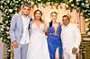 Luis Diaz mit Eltern und Ehefrau Gera Ponce