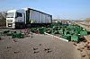 Die Unfallstelle auf der A23.