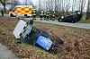 Auto rammt Trecker von der Straße und überschlägt – zwei Verletzte in Kisdorf