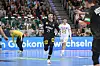 Marko Grgic zeigt den Finger nach oben und jubelt