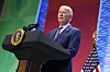 Joe Biden, Präsident der USA, sorgte mit einem erneuten Versprecher für Wirbel.