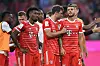 Kingsley Coman, Thomas Müller und Lucas Hernandez