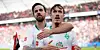 Martin Harnik (l.) und Max Kruse machten sich 2006 gemeinsam auf den Weg aus Hamburg hinaus in die große, weite Fußball-Welt.