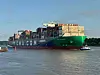 Die „CMA CGM Seine“ besucht Hamburg.