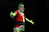 Peter Wright wird der Menge vor seinem Match mit Mickey Mansell vorgestellt
